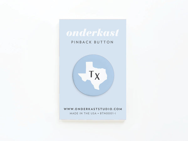 TX Pinback Buttons