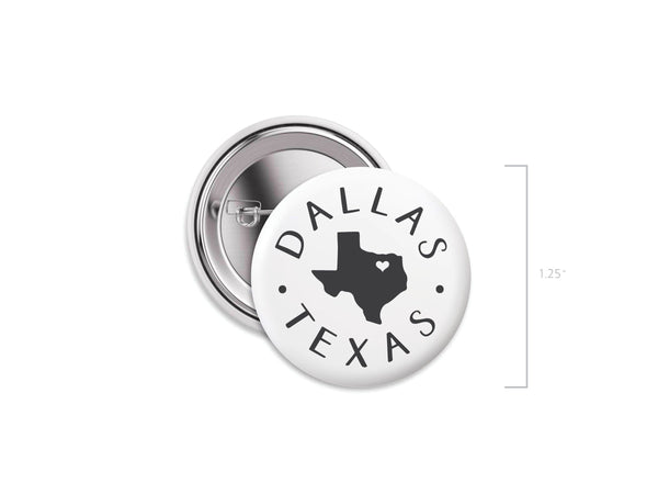 Dallas Texas Pinback Button