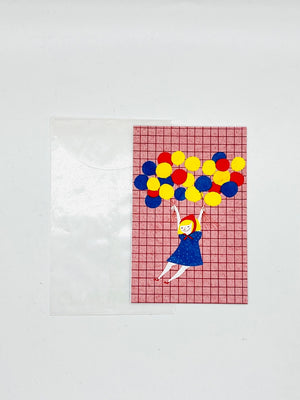 Balloon Girl Mini Card - 1
