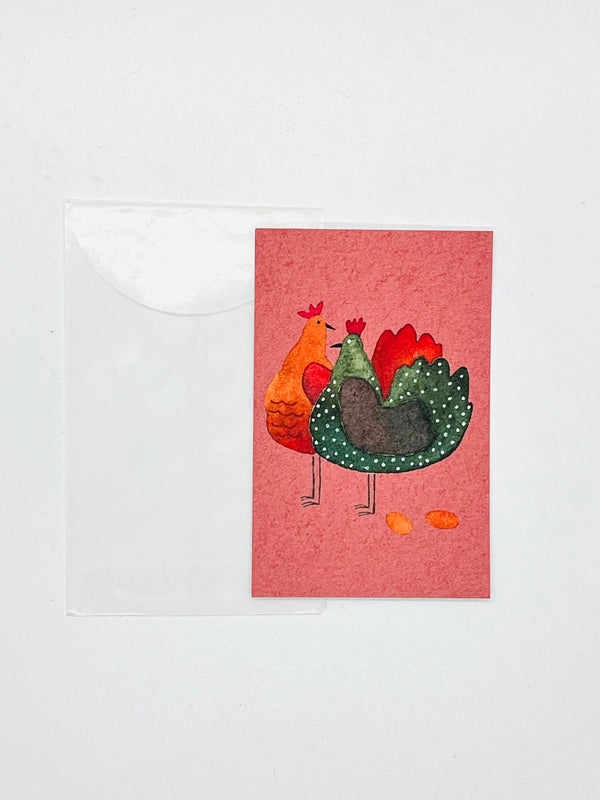 Chicken Mini Card  - 1