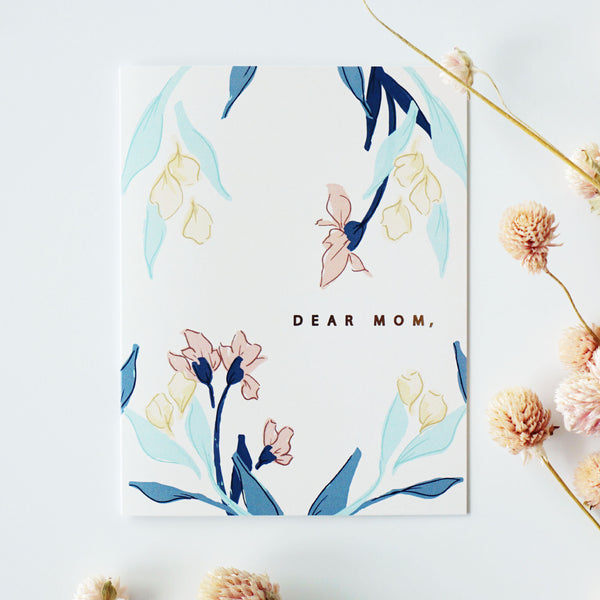 Dear Mom Gold Foil Card - 1