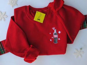  Red Magic of Sugar Embroidered Holiday Sweatshirt  - 1