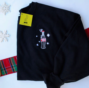 Black Magic of Sugar Embroidered Holiday Sweatshirt - 1