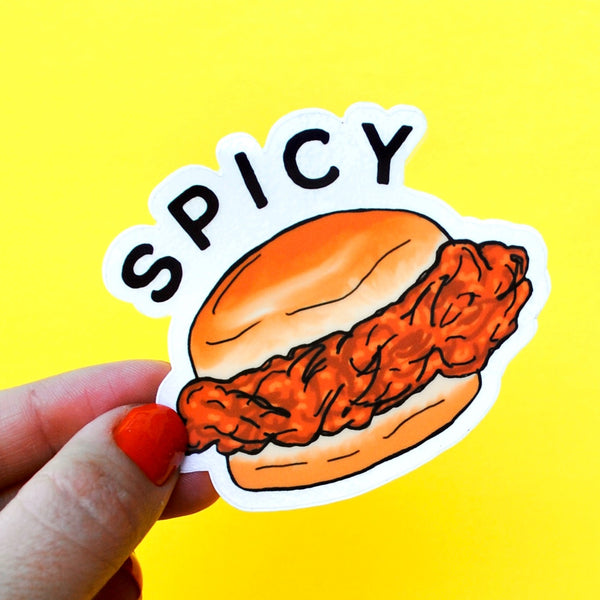 Clear Spicy Chicken Sandwich Sticker - 2
