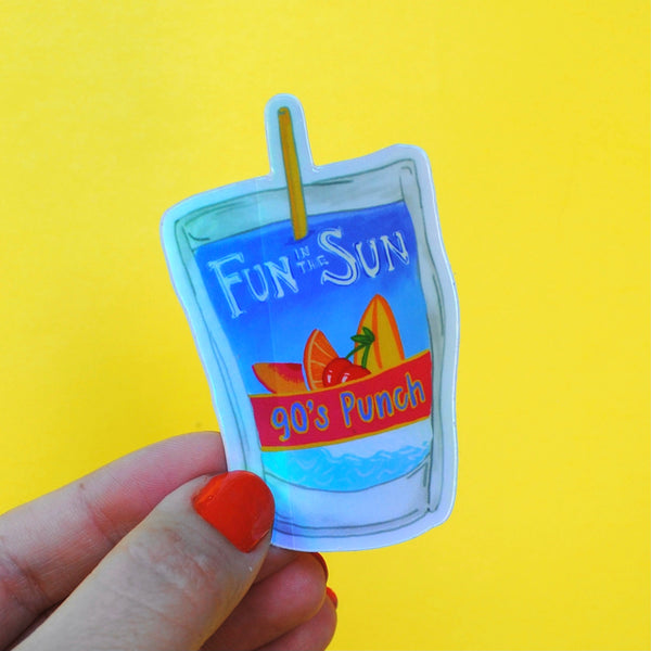 90s Fun in the Sun Sticker - 1