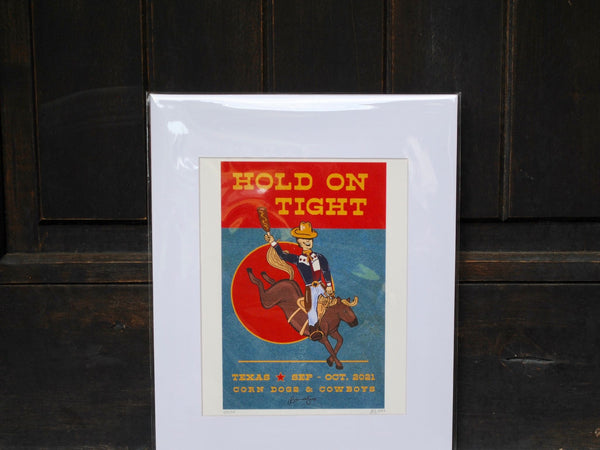 Retro-Style Corn Dog Cowboy 8x10 Giclee Print  - 3
