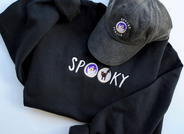 Ghost Cookie Spooky Season Embroidered Hat - 3