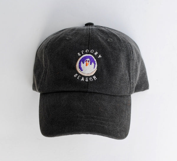 Ghost Cookie Spooky Season Embroidered Hat - 1