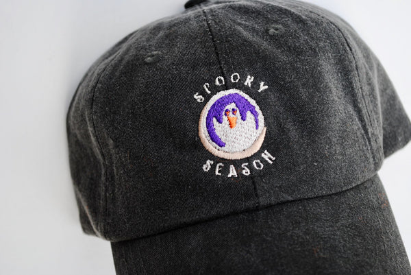 Ghost Cookie Spooky Season Embroidered Hat - 2