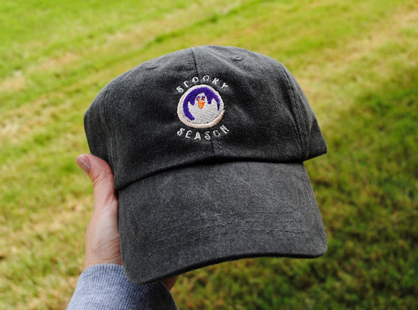 Ghost Cookie Spooky Season Embroidered Hat - 4
