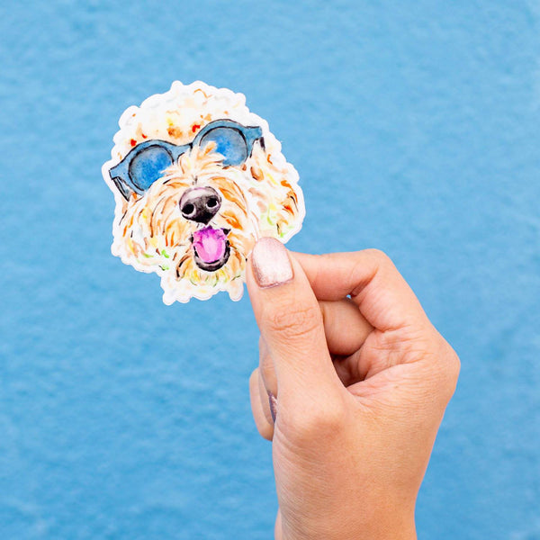 Goldendoodle Dog Sticker