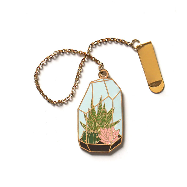 Terrarium Enamel Bookmark - 2