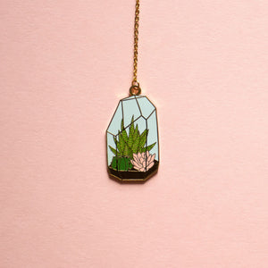 Terrarium Enamel Bookmark - 1