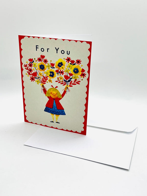 For You Girl Greeting Card - 2