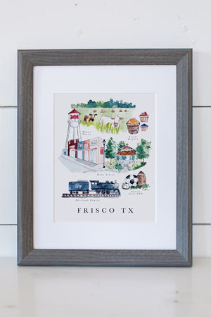 Frisco City Map Print - 1