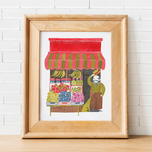 Fruit Shop Art Print - 1