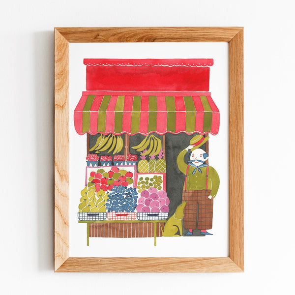 Fruit Shop Art Print - 2