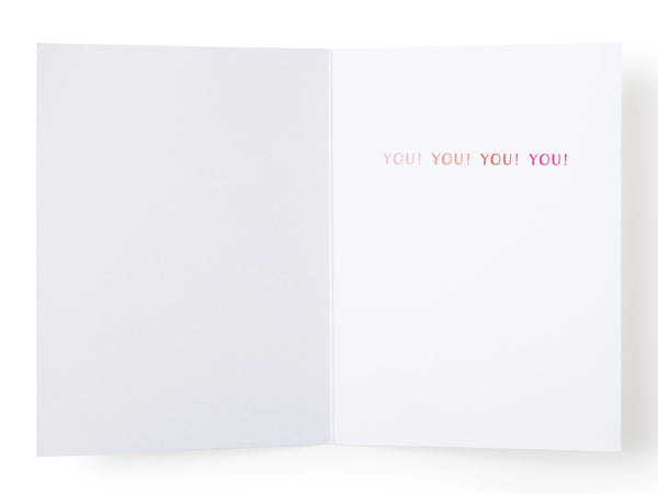 LOVE LOVE LOVE LOVE Greeting Card -DS