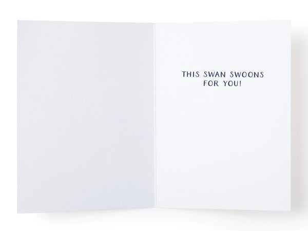 Love You Always Swan Greeting Card - DS