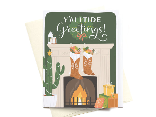 Y'alltide Greetings Greeting Card - HS