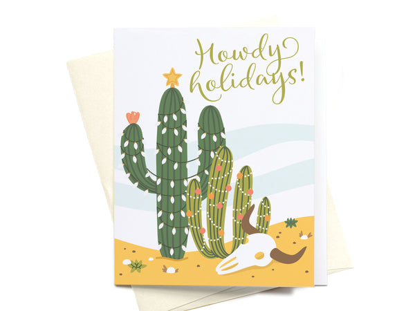 Howdy Holidays Greeting Card - DS
