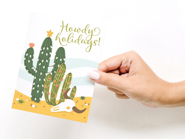 Howdy Holidays Greeting Card - DS
