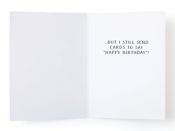 Call Me Old Fashioned Greeting Card - RS