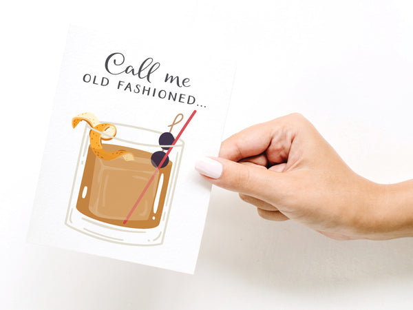 Call Me Old Fashioned Greeting Card - RS