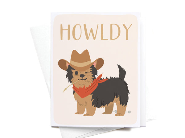 Howldy Greeting Card - RS