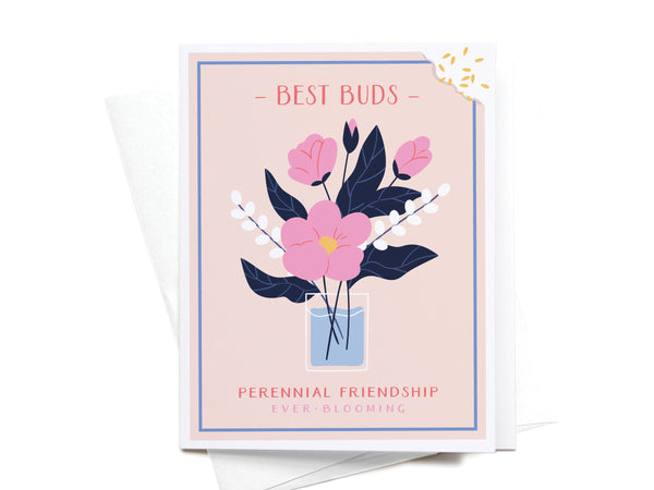 Best Buds Flower Seed Packet Greeting Card - DS