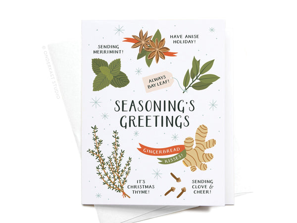 Seasoning’s Greetings Greeting Card - DS