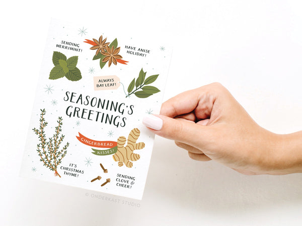 Seasoning’s Greetings Greeting Card - HS