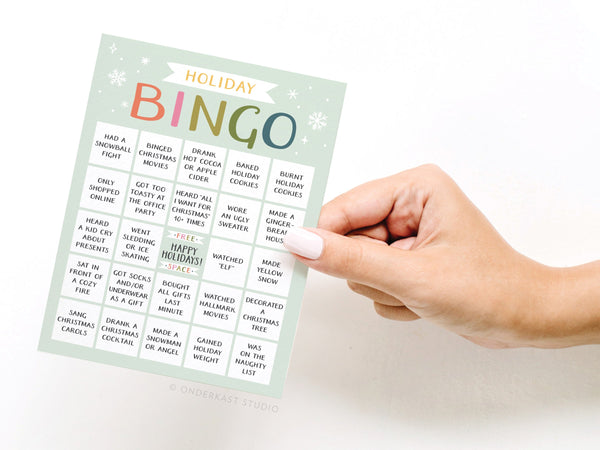 Holiday Bingo Greeting Card - HS