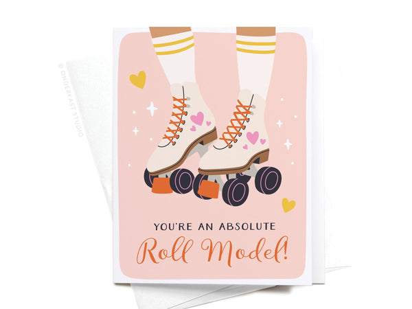 Roll Model Roller Skates Greeting Card - RS