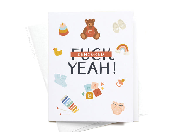 *Censored* Yeah! Baby Greeting Card - DS