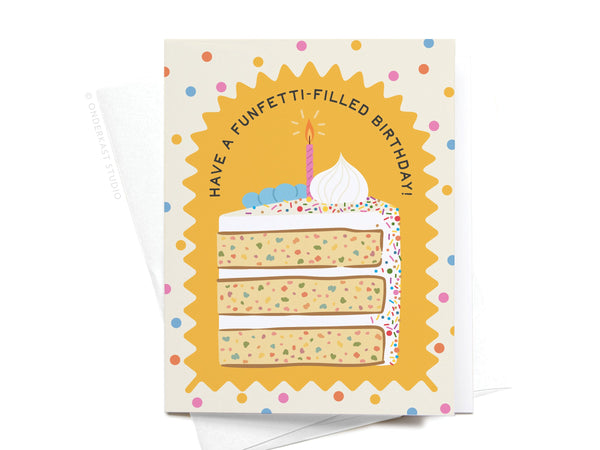 Funfetti-filled Birthday Greeting Card - RS