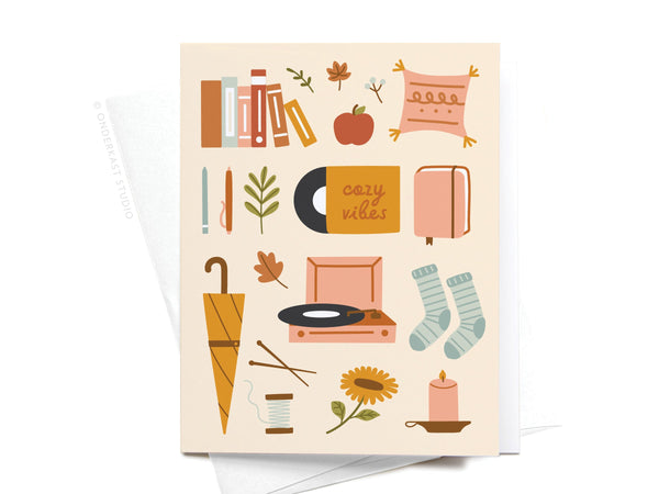 Cozy Vibes Greeting Card - HS