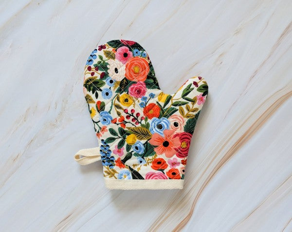 Garden Party Cream Rifle Paper Co Oven Mitt