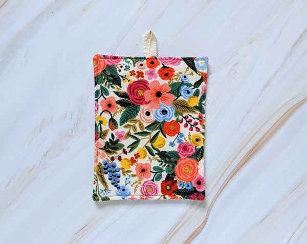 Garden Party Cream Rifle Paper Co Pot Holder