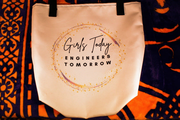 Girls Today Engineers Tomorrow Small Tote Bag - 1