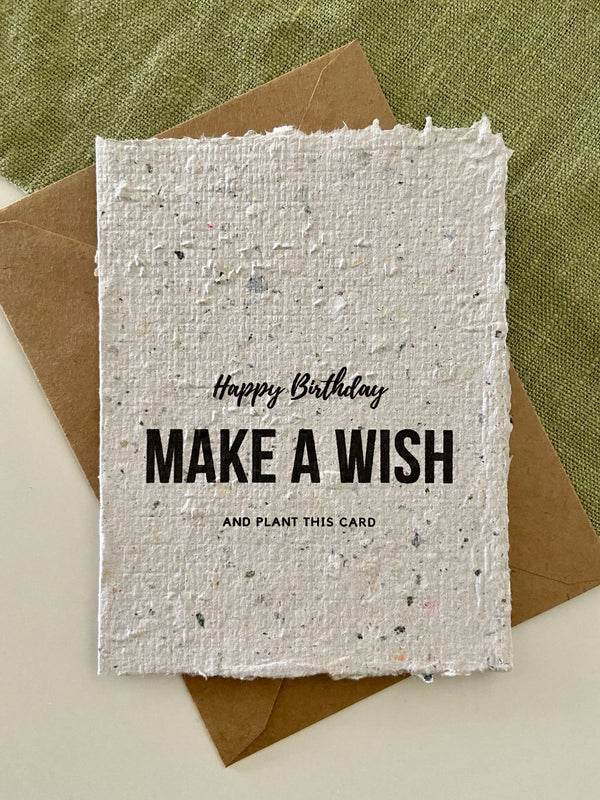 Make A Wish Plantable Card - 1