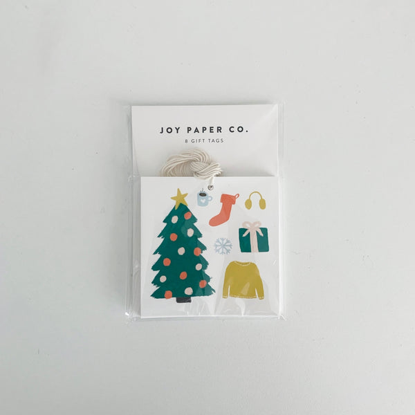 Holiday Illustrations Gift Tags Set of 8 - 1