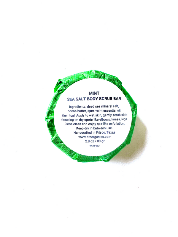 Mint Salt Scrub Bar 2.8 oz - 1