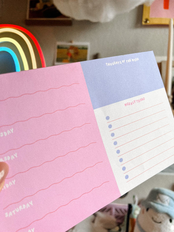 Color Block Weekly Planner - 1