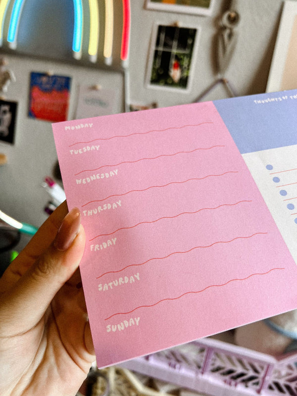 Color Block Weekly Planner - 2