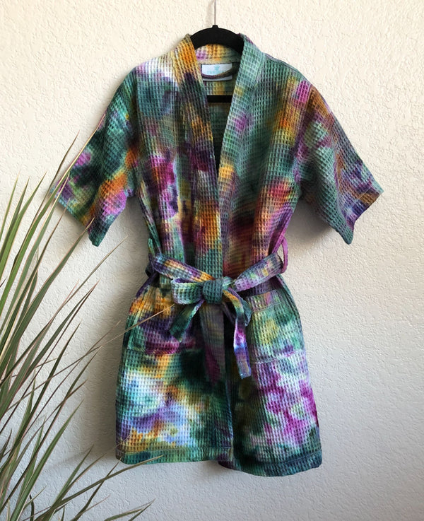 Kids Ice Dyed Robe - 1