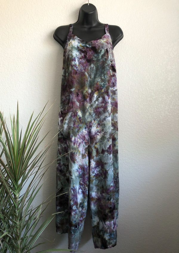 Ice Dyed Wide Leg Jumpsuit - 2