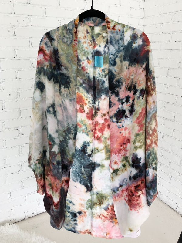Dyed Cocoon Cardigan - 5