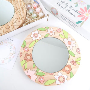 Paint By Numbers Mirror Kit - Floral Love - 1