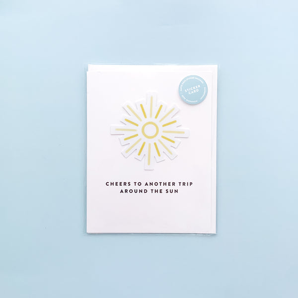 Around the Sun Sticker Card - 2